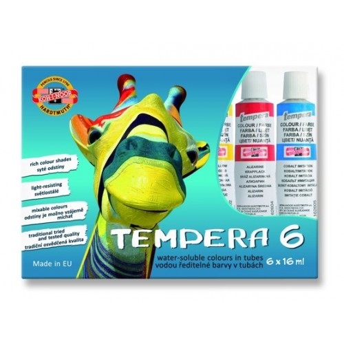 Tempera 6/set Kooh I Noor 16 ml